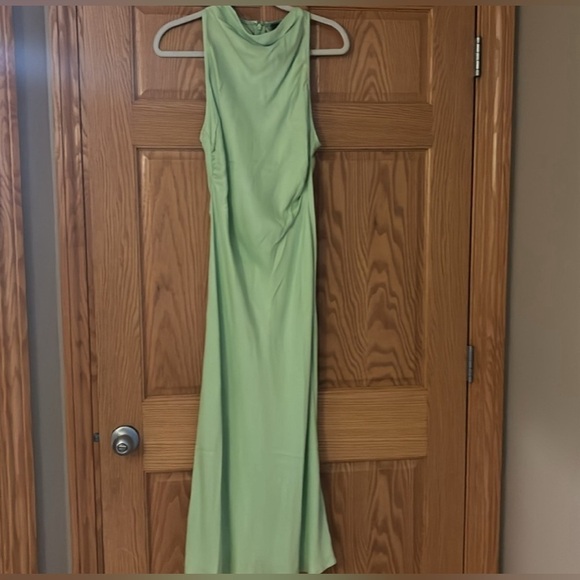 NWT The Perla Racerback Metallic Midi Dress Sz Lg - Picture 5 of 5